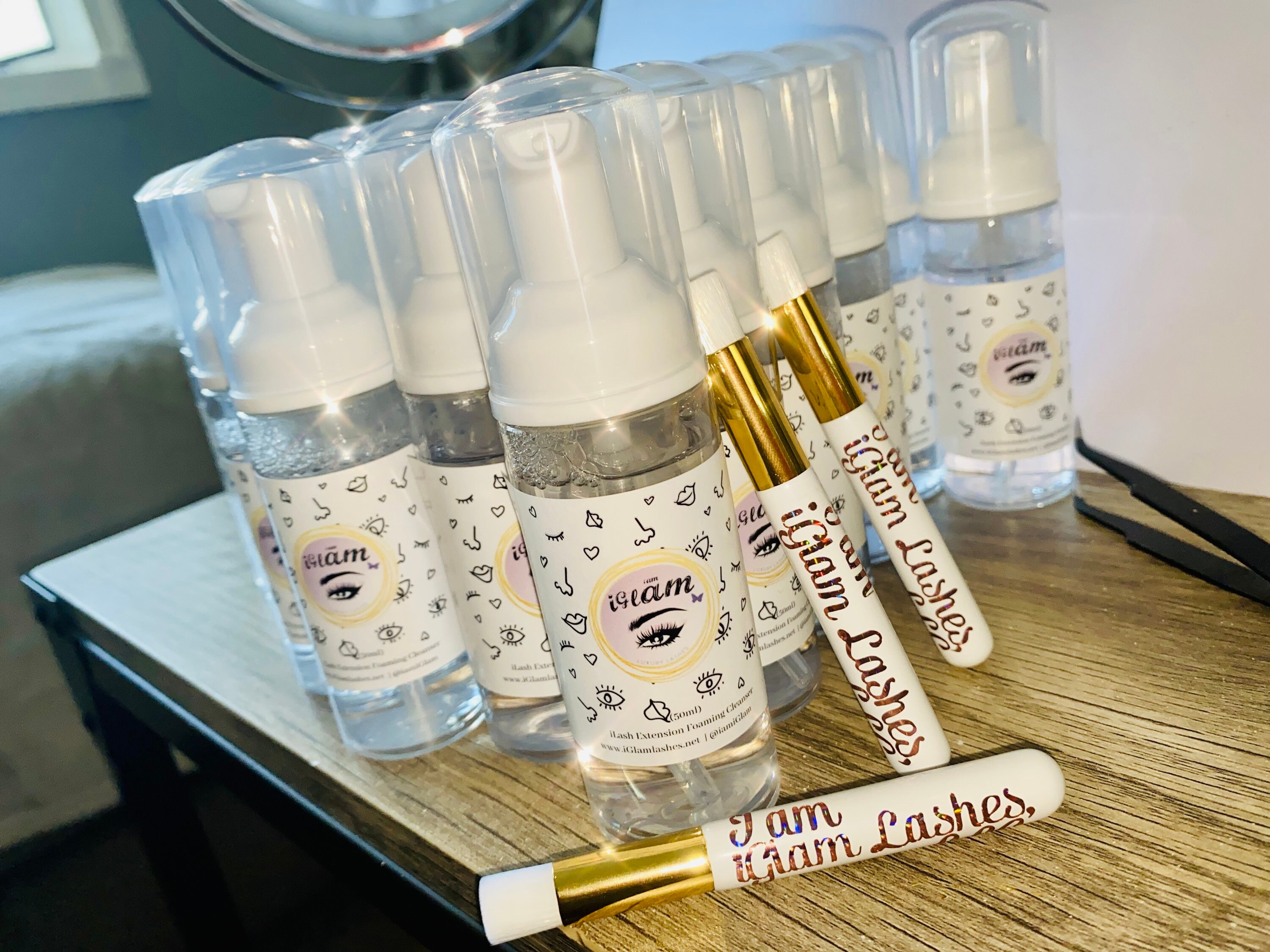 Custom Lash Bath Set of 10 with Brush Etsy 日本