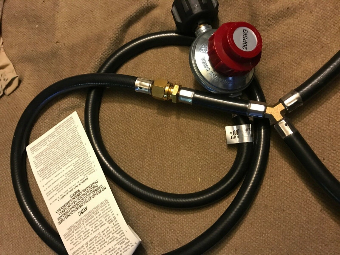 Dual Gas Burners 2 Propane Burners With Hose and Etsy