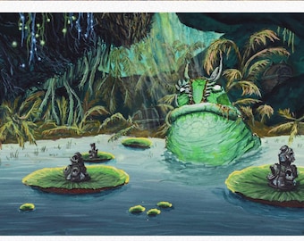 Krag'wa's Burrow | World of Warcraft Fanart, Art Print (+sizes)