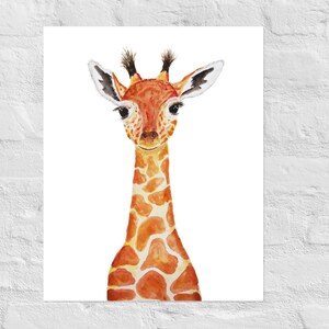 Baby Giraffe | Nursery Art Print