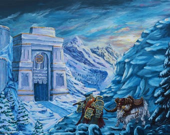 The Gates of Ironforge | World of Warcraft Fanart, Art Print