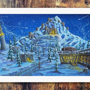 Kharanos to Ironforge 2.0 | World of Warcraft Fanart, Art Print (+sizes)