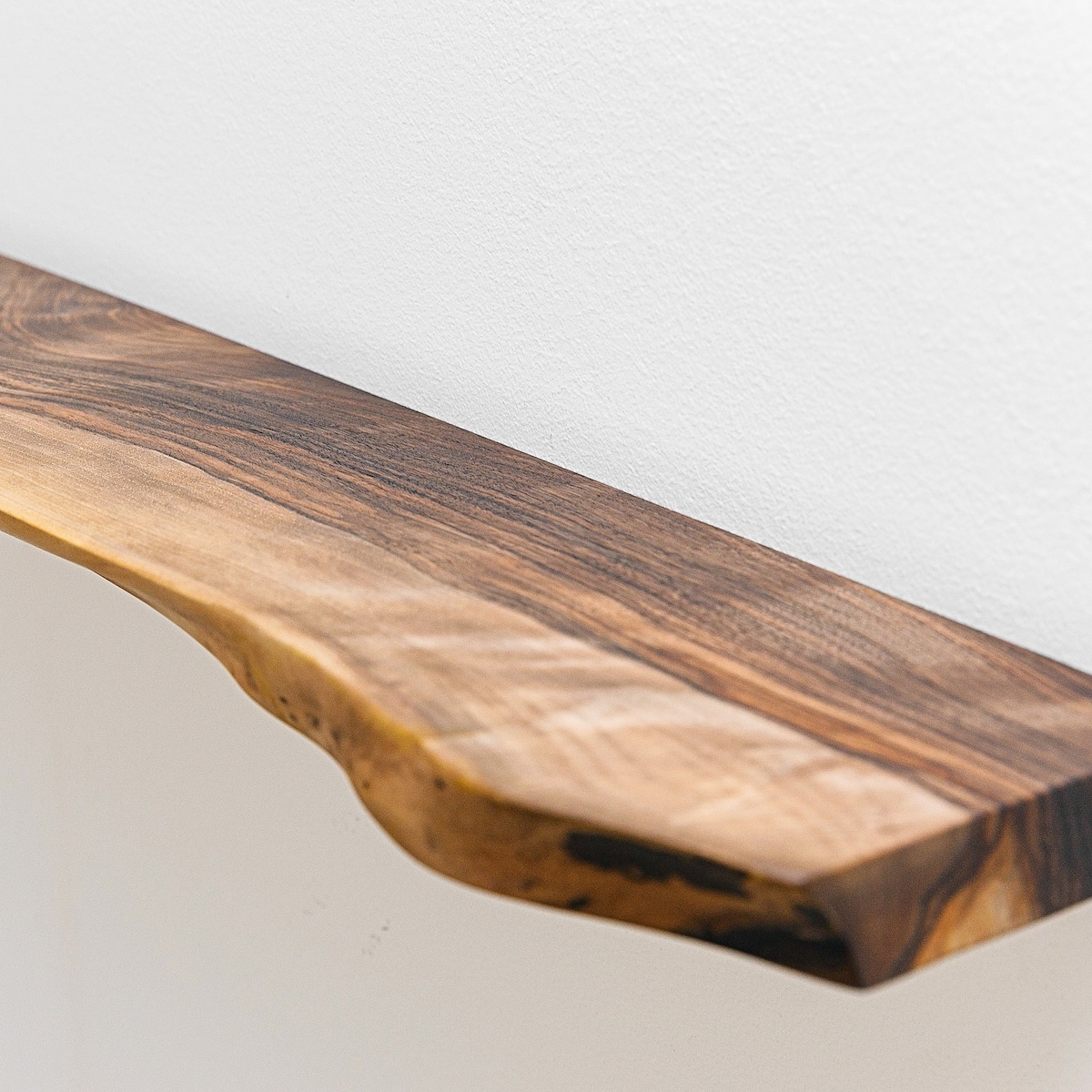 Live Edge Walnut Floating Shelves, Reclaimed Industrial Wooden Floating Shelves, Farmhouse Heavy Duty Floating Shelves, Bathroom Shelf - Etsy