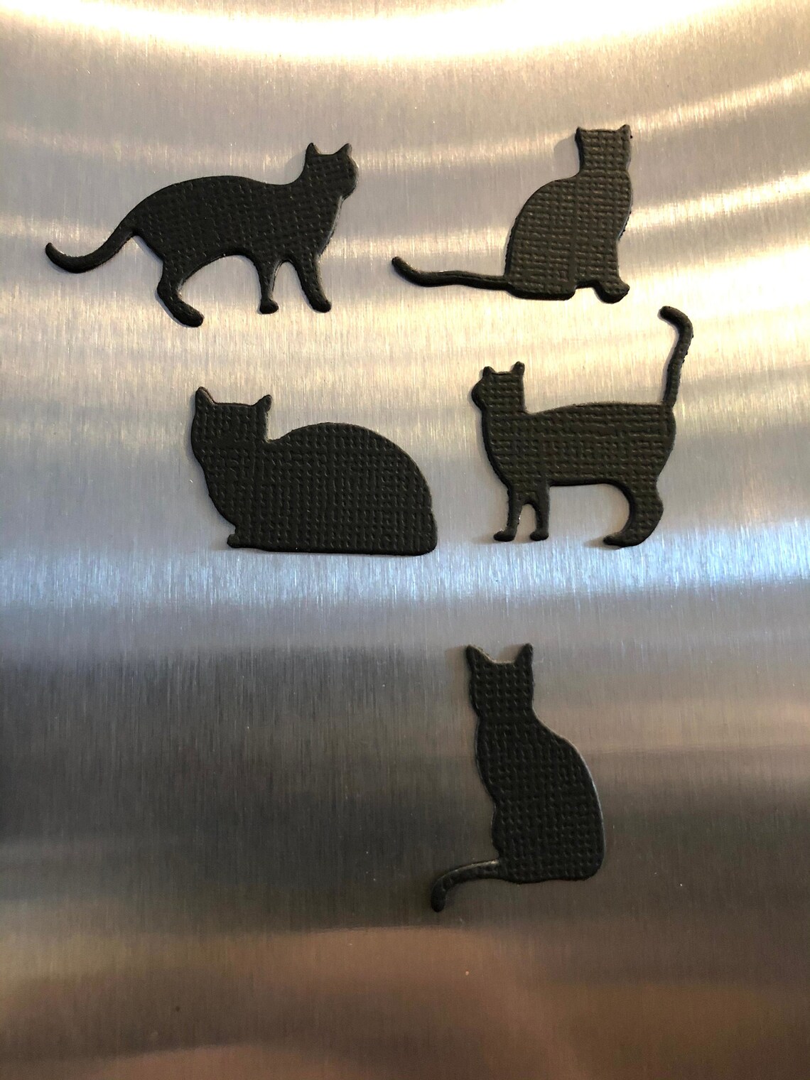Black Cats Die Cut Fridge Set of 5 Etsy