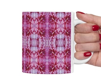 Taza de cerámica de 11 oz Passion for Pink