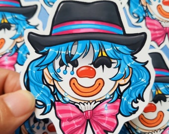 Hatsune Miku Vinyl Sticker | Karakuri Pierrot Clockwork Clown