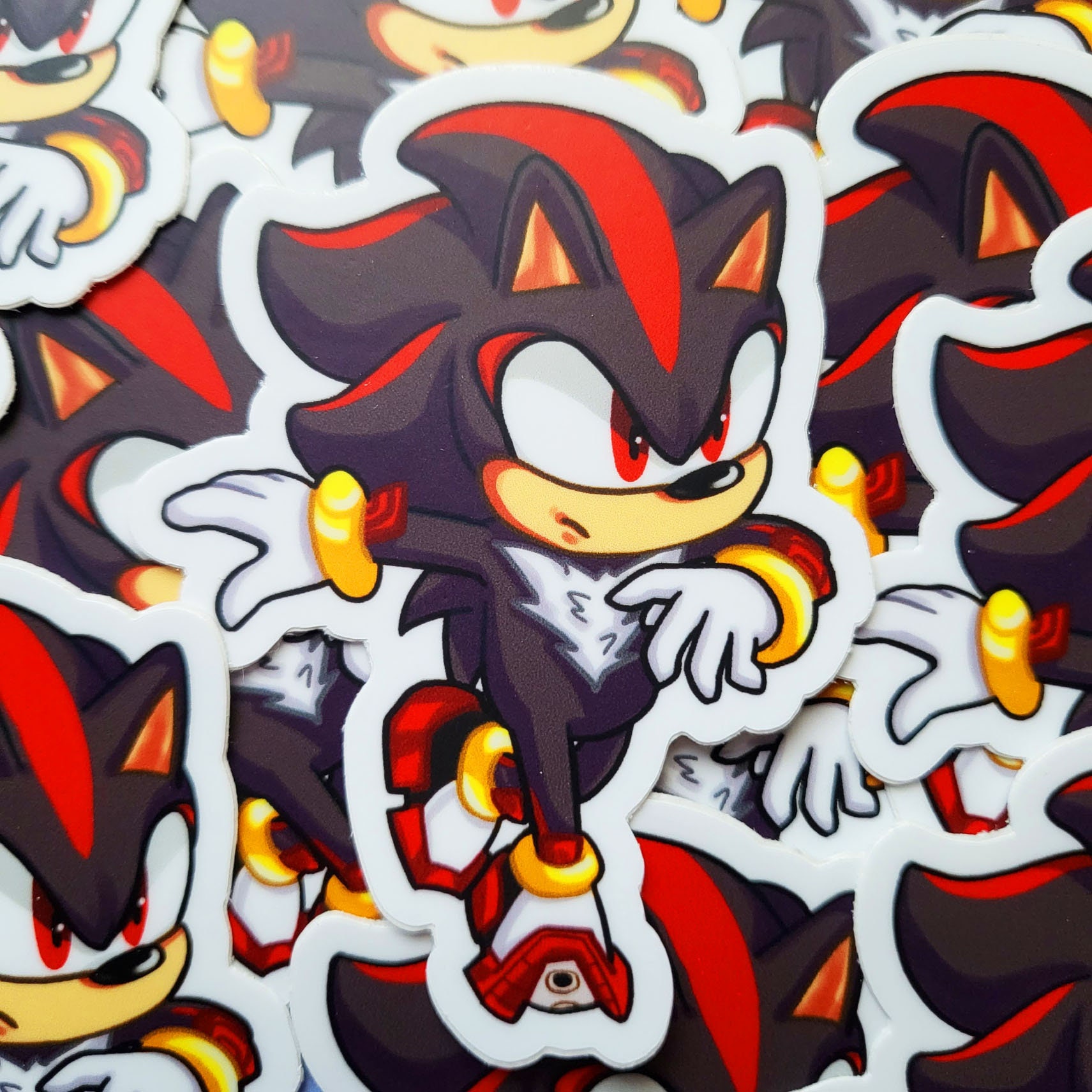 Shadow the Hedgehog Sonic Adventure 2 Chaos Control 3 Glossy Vinyl Sticker