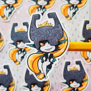 Chibi Midna Holographic or Matte Vinyl Sticker | Legend of Zelda Twilight Princess
