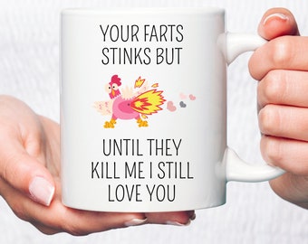 Valentine gift for him,Funny fart couple gifts,Valentine boyfriend gift,Fart funny mug,Men husband gift,Funny valentines gift for her