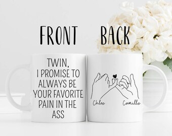 Twin Sister Mug Etsy