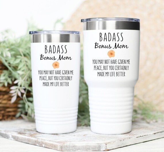 Bonus Mom Tumbler, Stepmother Tumbler