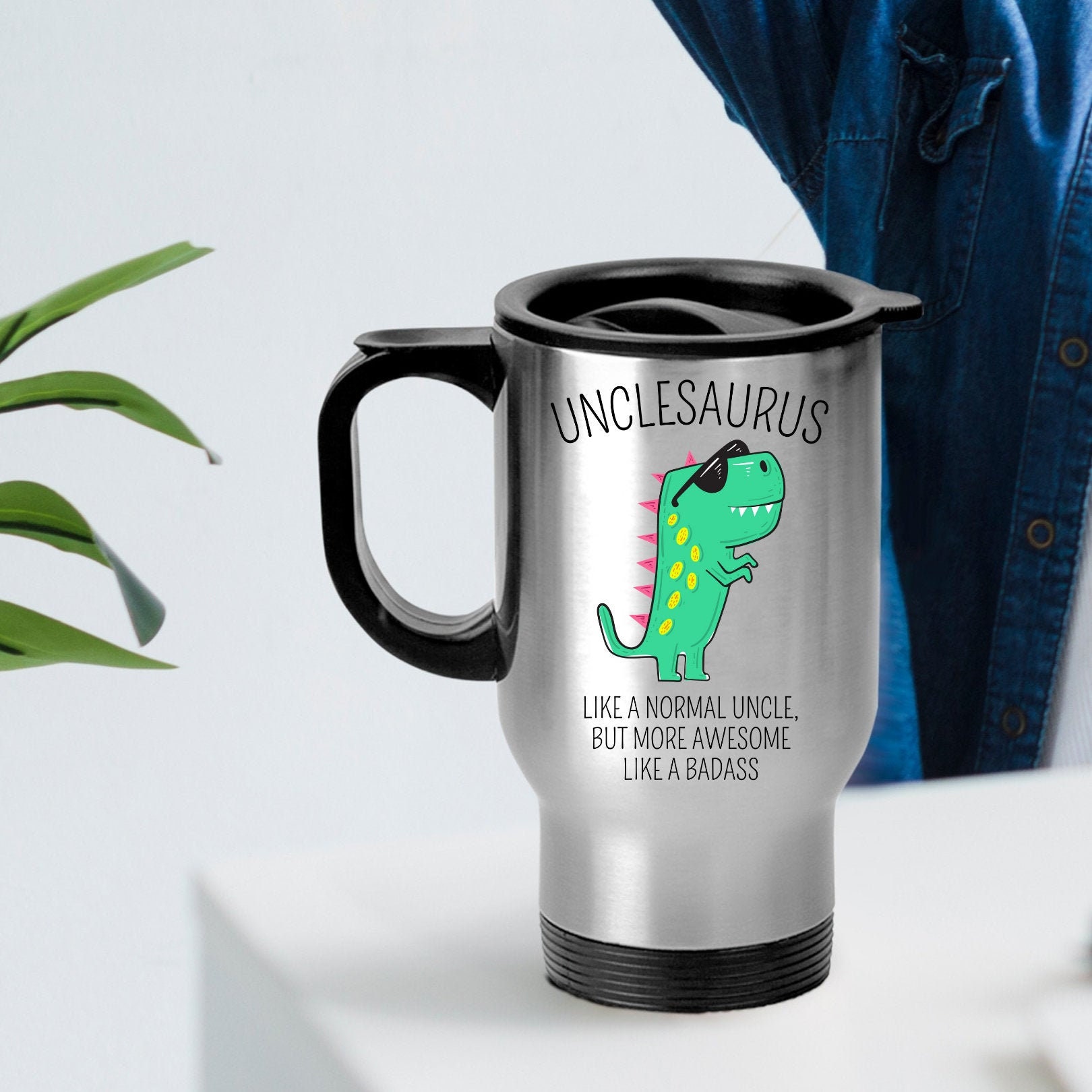 Dinosaur Cups with straw kids Travel Tumblers Water Bottle Ice Coffee Mugs  Plastic Party Cup Gift (green dinosaur, 6.5 * 20 cm)