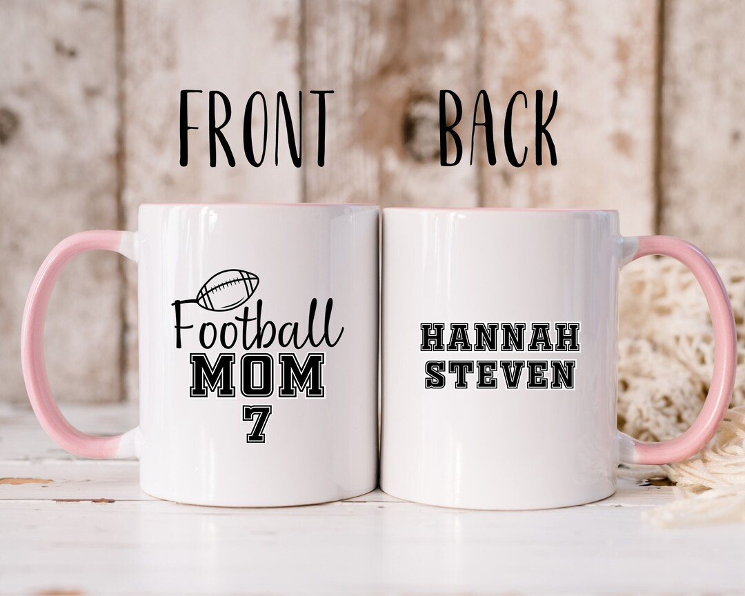 Custom Football Mom Mug Senior Football Mom Football Team Mom Squad