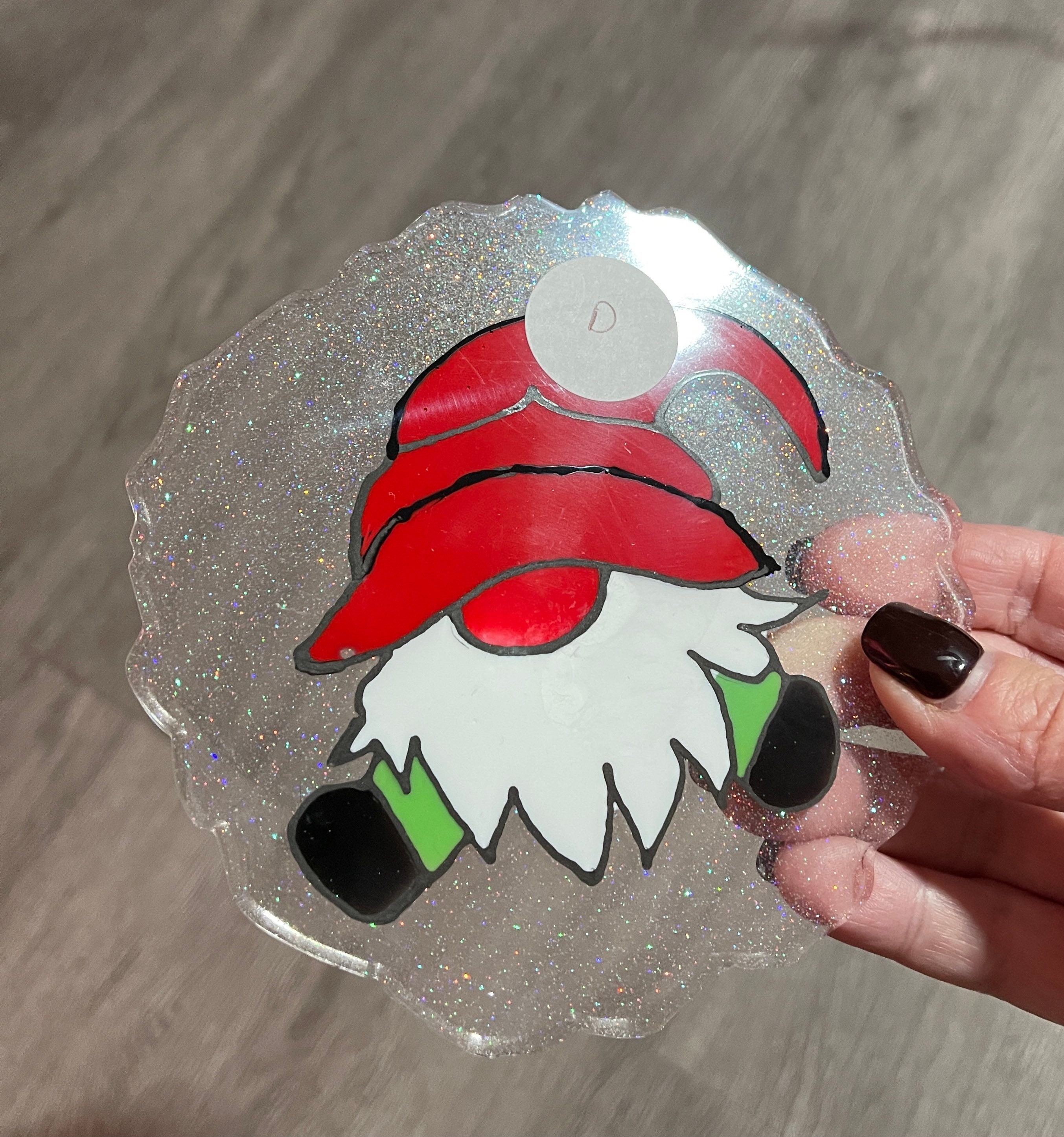 Gnome Gonk Resin Coasters Various Designs Etsy UK