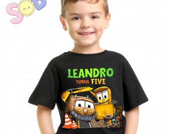 Chemise d'anniversaire puante et sale personnalisée : t-shirt de fête d'enfants personnalisé
