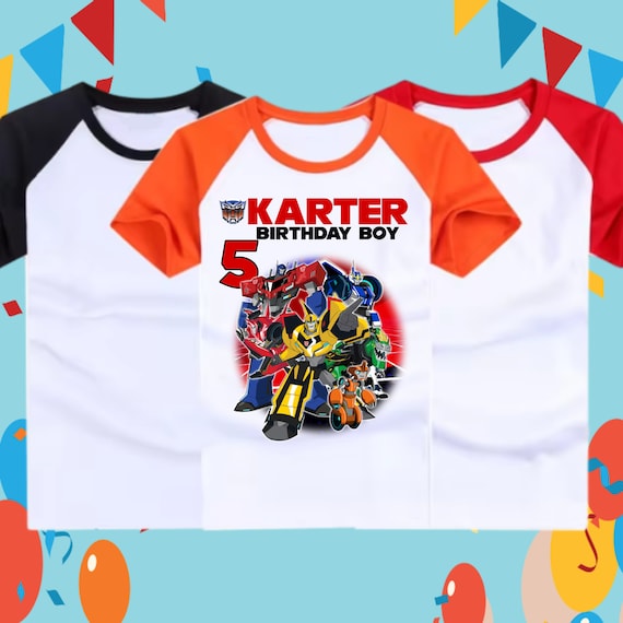 Camiseta transformers niño hotsell