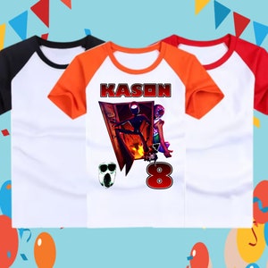Doors Kids Gamer Horror Birthday shirt Custom gift shirt screech hide and seek rush eyes ambush block - gamer shirt doors horror unisex