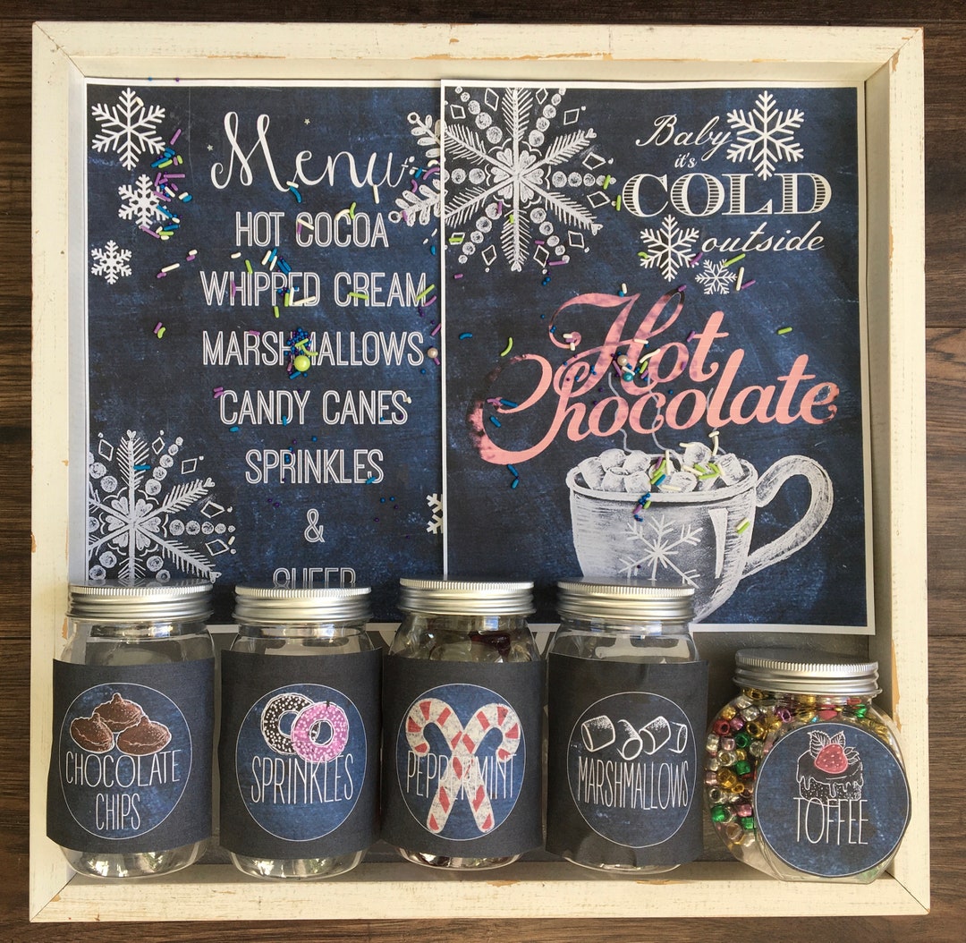 Hot Cocoa Bar Printables- Digital File - Etsy