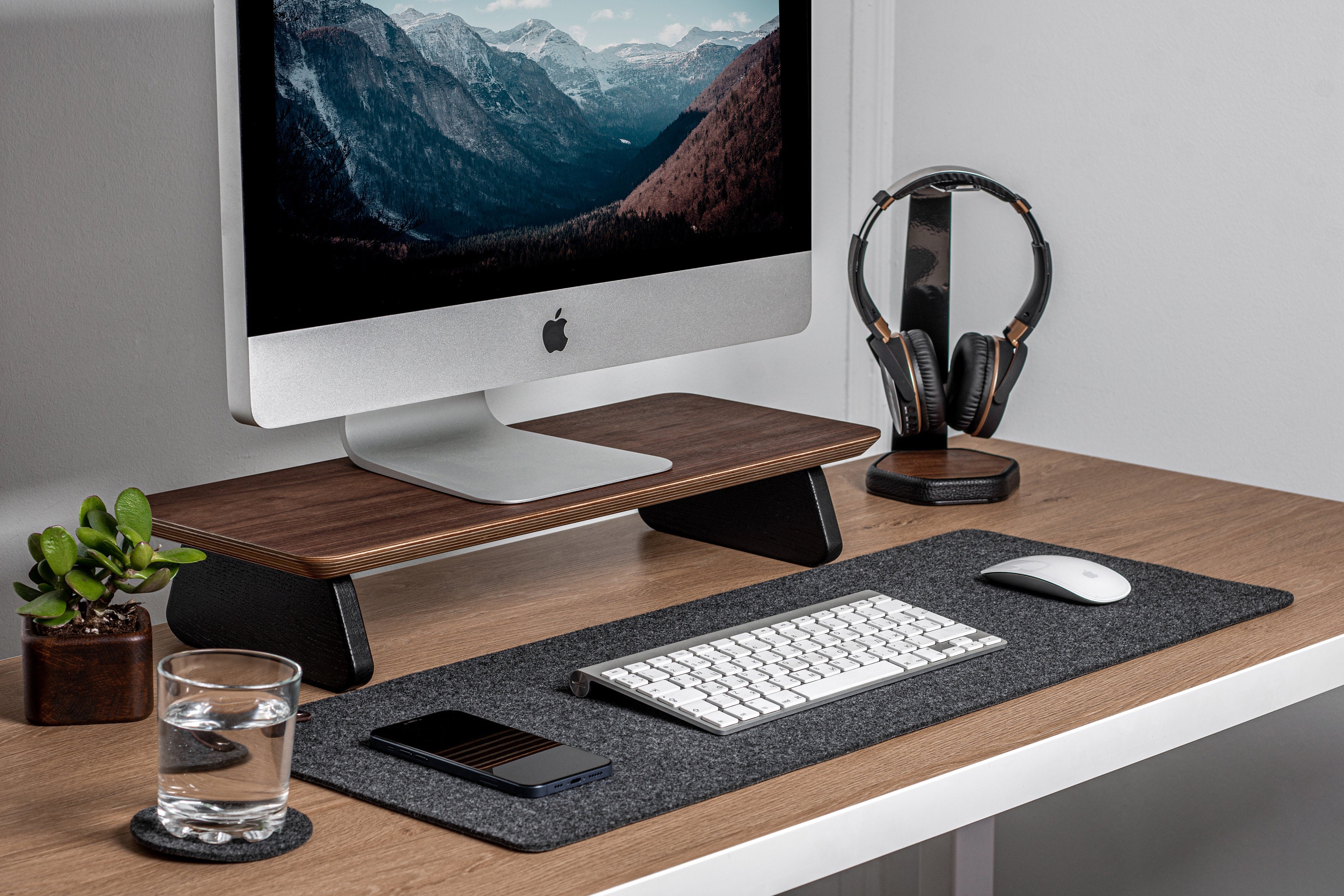 Felt Desk Mat Wool Desk Mat Desk Pad Desk Organizer Etsy UK