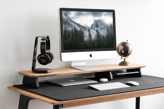 Clamp monitor arm on a monitor stand/riser? Is that possible? : r/Monitors