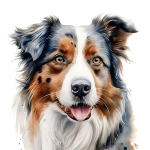 Custom Pet Portrait Watercolor, Custom Pet Portrait, Dog Portrait, Cat Portrait, Digital Watercolor, Personalized Pet Portrait from Photo