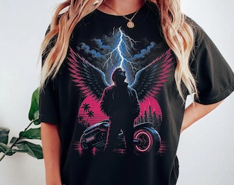 Retro DJ Tribute Shirt, Synthwave Music Tee Shirt (Comfort Colors 1717)