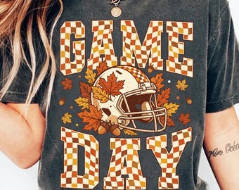 Retro Football Game Day PNG, Football Mom PNG, Coastal Football, School Spirit (Digital Download)