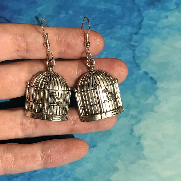 Birdcage Earrings Etsy