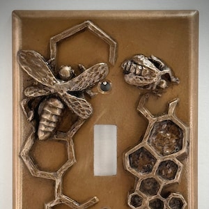 Bee Switch Plate Cover