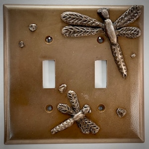 Dragonfly Double Switch Plate Cover