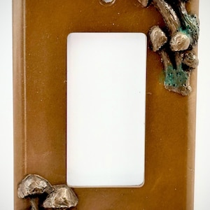 Cubierta de placa de interruptor basculante simple tipo hongo