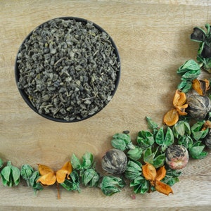 Gunpowder Green tea blend / Personalized organic tea blend