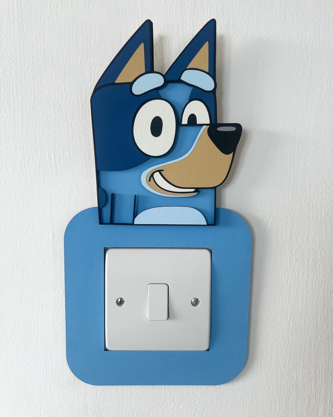Wooden Bluey Light Switch Surround Boys / Girls Bedroom Decor ...