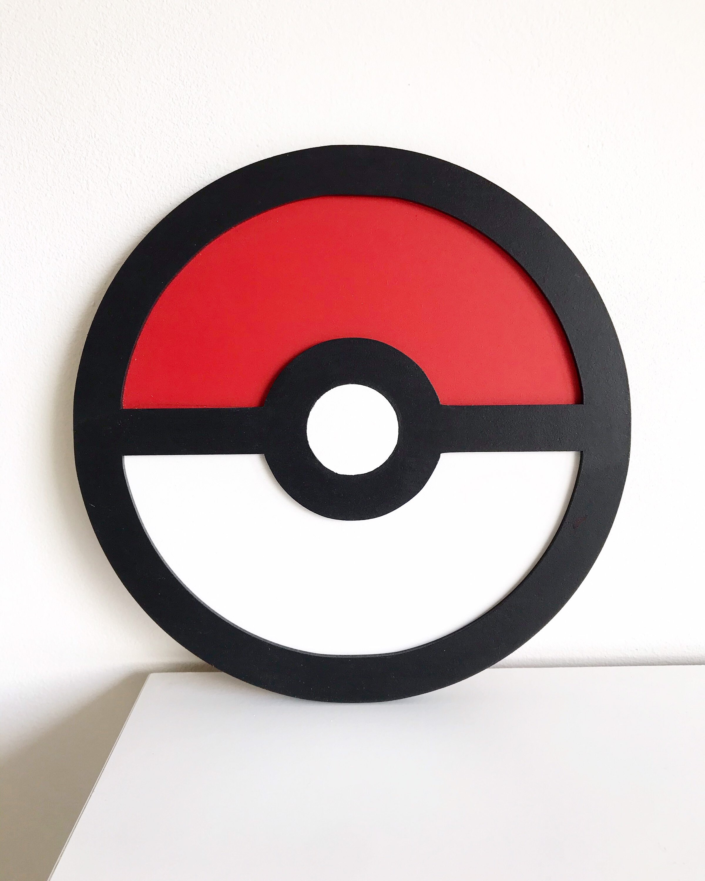 Wooden pokemon pokeball wall decor boys / girls gaming Etsy