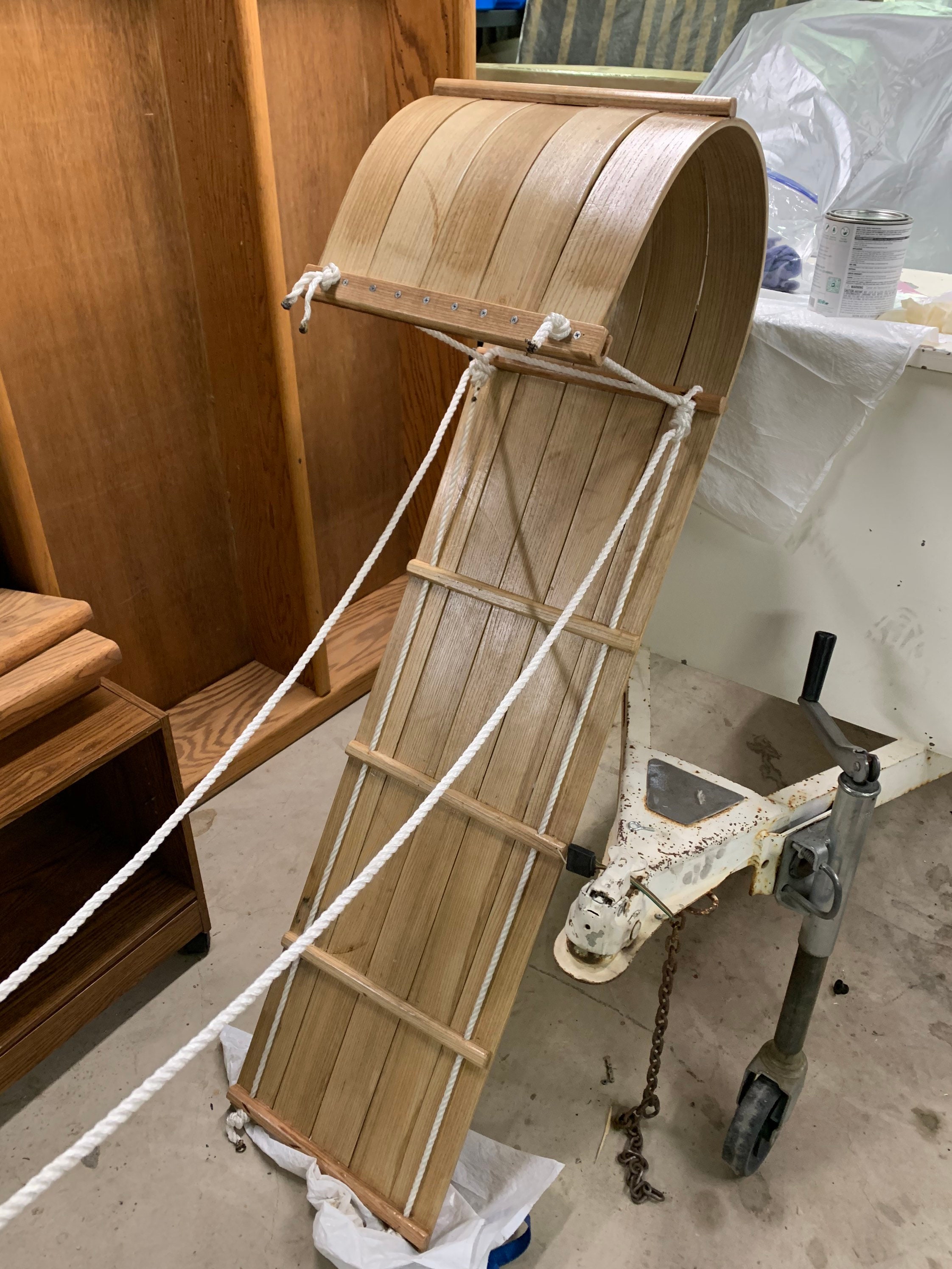 Wood Toboggan Etsy