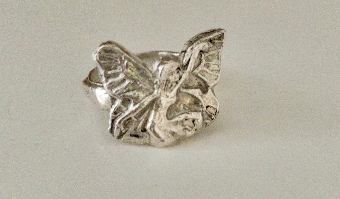 Fairy Ring Magical Fairea Ring Fae Jewellery Pagan Ring Etsy