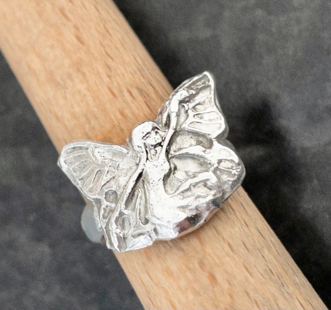 Fairy Ring Magical Fairea Ring Fae Jewellery Pagan Ring Etsy