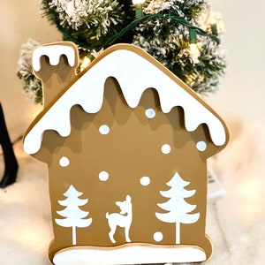 Lebkuchen-Haus Holzkunst