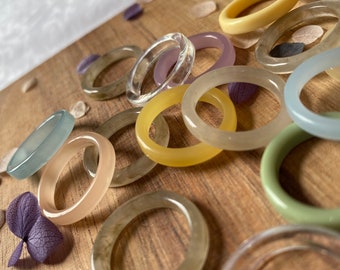 Anillos de resina Fruity Pebbles