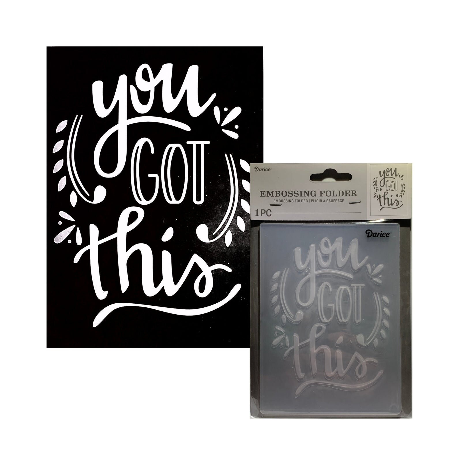 Darice Embossing Folders Thank You Congratulations Etsy