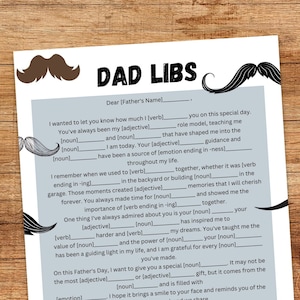 Father&#39;s Day game, Father&#39;s Day Gift, Dad Libs Activity! Cool Dad Edition! Mad Libs Printable,Father&#39;s Day - Dad Libs