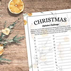 Christmas Game, Christmas Item Race Game, Christmas Family Game, Christmas Party Games, Holiday Party Printable Games, Instant Download