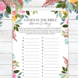 Bible Party Game | Bible Games for Kids & Adults | Fun Church Party Games | Church Games | Easter Games | Sunday School Printable Game