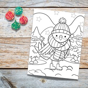 Christmas Coloring Pages, Christmas Coloring Pages Printable, Christmas Coloring Pages for kids, Adult Printable Coloring Sheet