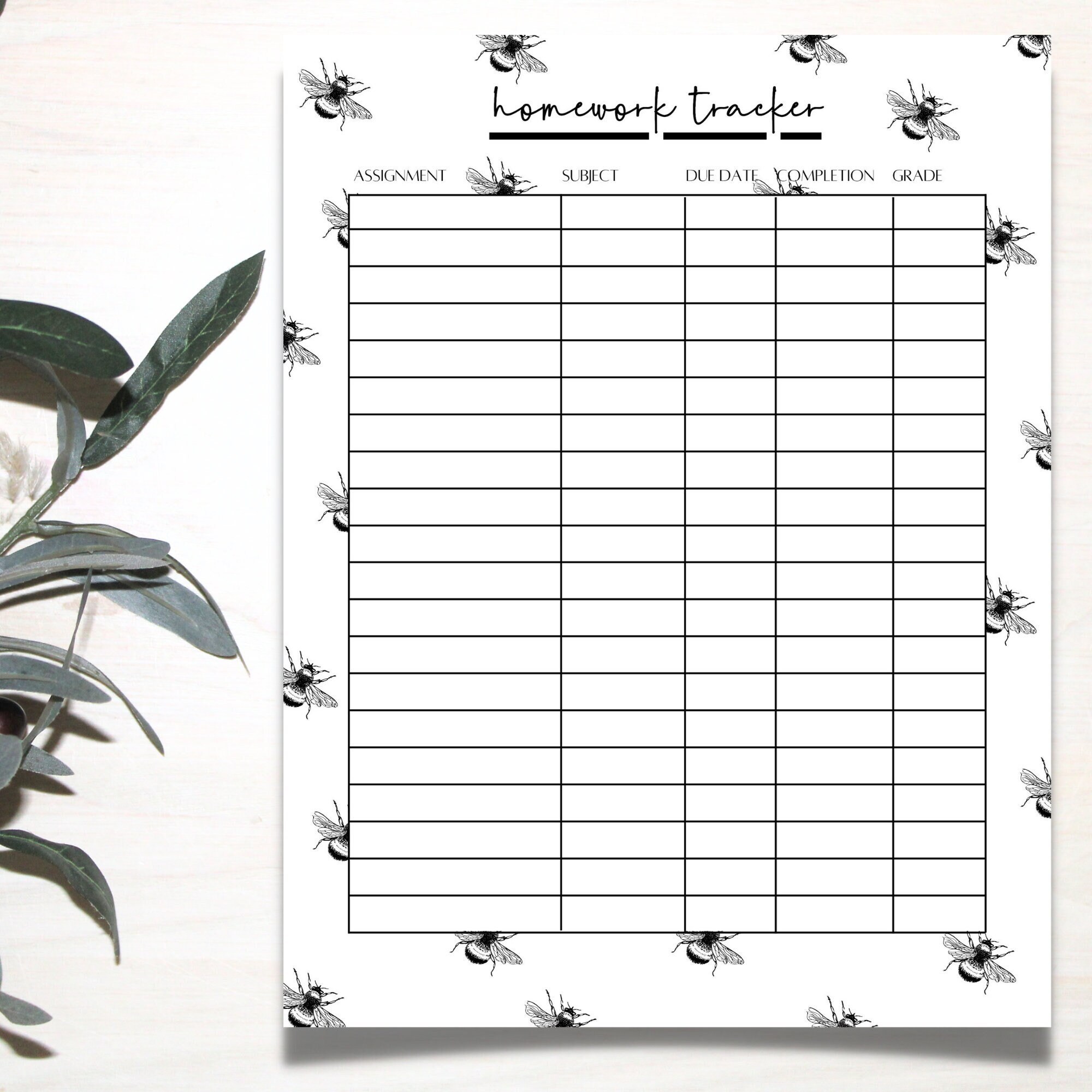 Printable Homework To-do-list , Fillable Homework Planner, Homework ...