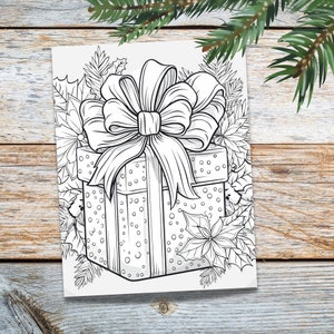 Christmas Coloring Pages, Christmas Coloring Pages Printable, Christmas Coloring Pages for kids, Adult Printable Coloring Sheet