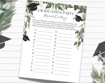 Jeux de fin d'études | Jeux de fête de remise des diplômes | Dispersion scolaire | Quiz sur l'obtention du diplôme | Téléchargement instantané | Imprimable | Téléchargement numérique