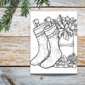 Christmas Coloring Pages, Christmas Coloring Pages Printable, Christmas Coloring Pages for kids, Adult Printable Coloring Sheet