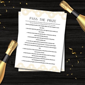 New Years Pass the Gift Game, New Years Trivia Game, New Years Eve Party, Adult Party Game, New Years Printable Game, New Years for Teens