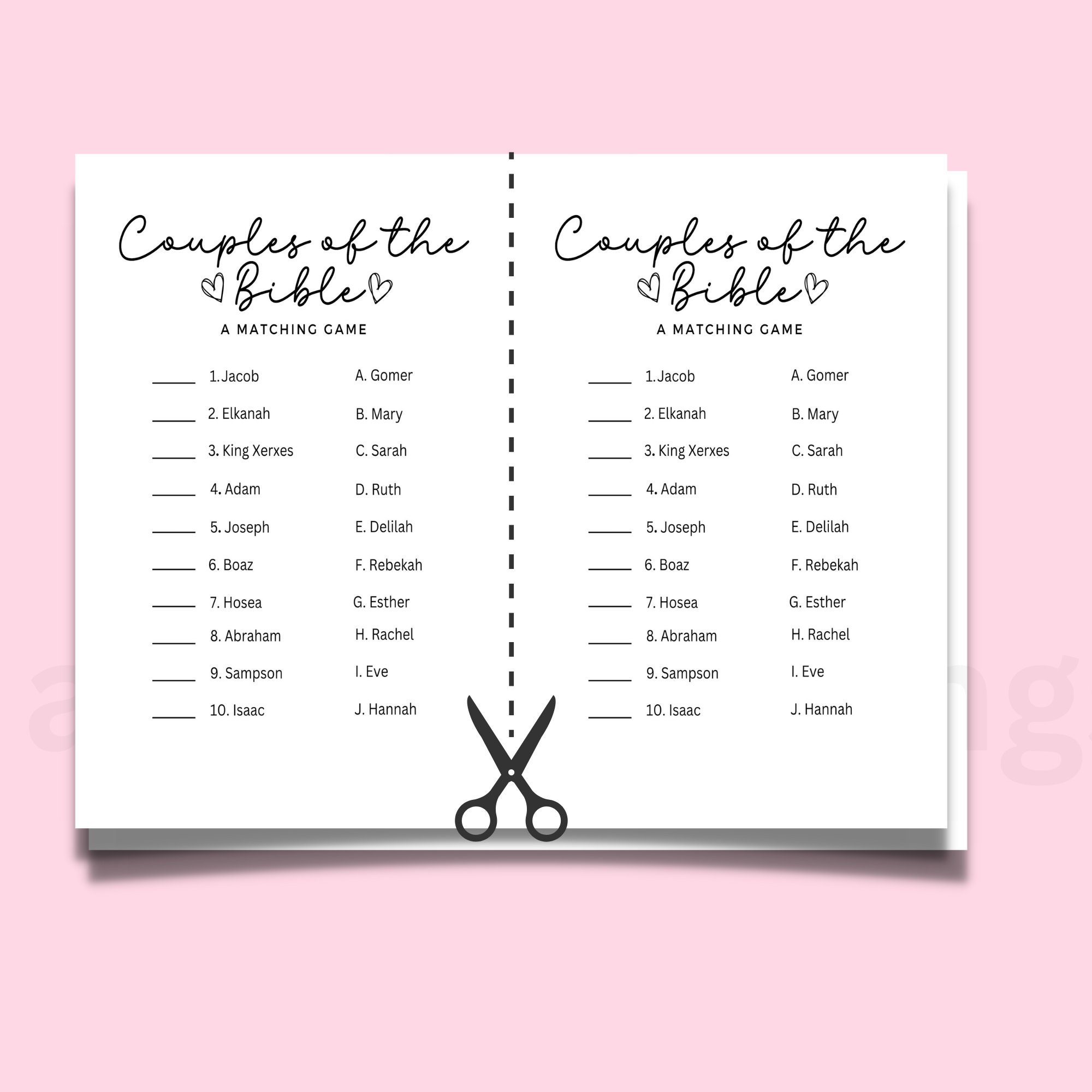 bible-couples-game-bible-couples-quiz-church-bridal-shower-game-printable-bible-couples-game-biblical-couples-game-christian-shower-etsy for Bible Couples Quiz Free Printable Bible Couples Game, Bible Couples Quiz, Church Bridal Shower Game, Printable Bible Couples Game, Biblical Couples Game, Christian Shower - Etsy for Bible Couples Quiz Free Printable